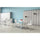 Triple Continuous Metal Locker Base Addition 35''W x 16''D x 5.75''H - Gray - Safco