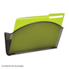 Onyx™ Magnetic Mesh Single File Pocket (Qty. 6) - Black - Safco