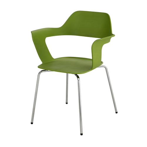 Bandi™ Shell Stack Chair (Qty. 2) Green - Safco