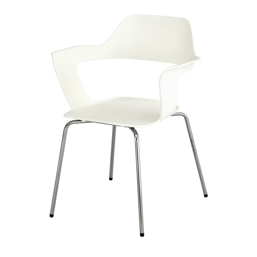 Bandi™ Shell Stack Chair (Qty. 2) White - Safco