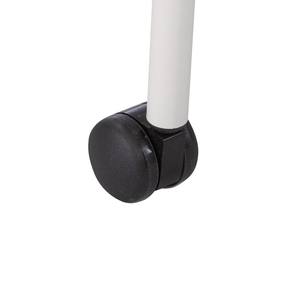 Stack Chair with Casters, White set of 4 - Safco Products