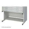 High Base for Small Flat File - Safco