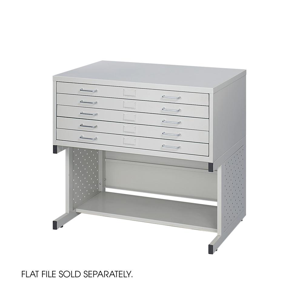 High Base for Small Flat File - Safco
