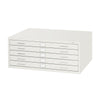 5-Drawer Steel Flat File for 24'' x 36'' Documents White - Safco