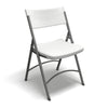 Heavy Duty Folding Chair, White - Mayline