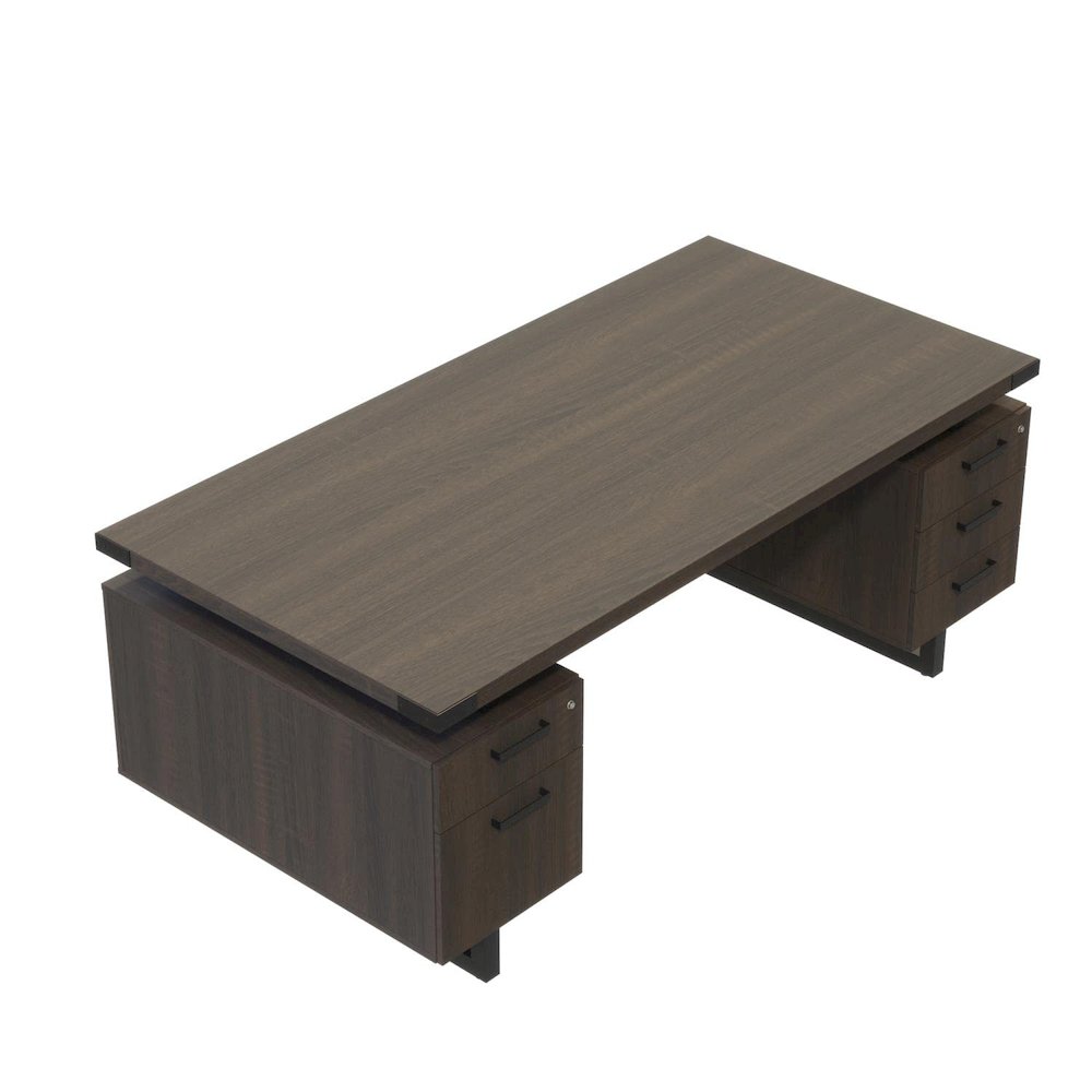 Mirella™ Free Standing Desk, BBB/BF Southern Tobacco - Safco