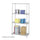 Industrial Wire Shelving - 36'' x 18'' - 4 x Shelf(ves) - Gray - Safco