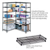 Industrial Extra Shelf Pack, 24 x 36'' Black - Safco
