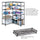 Industrial Extra Shelf Pack, 24 x 36'' Black - Safco