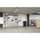 Triple Sloped Metal Locker Hood Addition 36''W x 18''D x 6''H - Gray - Safco