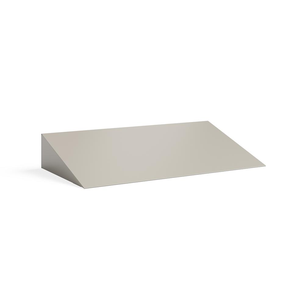 Triple Sloped Metal Locker Hood Addition 36''W x 18''D x 6''H - Tan - Safco
