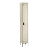 Single-Tier Locker, 12w x 18d x 78h, Two-Tone Tan - Safco
