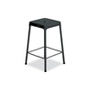Counter-Height Steel Stool, Backless, Supports Up to 250 lb, 25'' Seat Height, Black - Safco