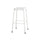 Bar-Height Steel Stool, White - Safco