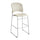 Rêve Series Bistro Chair, Molded Plastic Back/Seat, Steel Frame, Latte - Safco