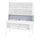 Safco E-Z Sort Riser - 57.5'' Width x 13'' Depth x 14'' Height - Steel - Gray