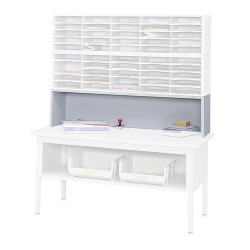Safco E-Z Sort Riser - 57.5'' Width x 13'' Depth x 14'' Height - Steel - Gray