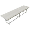 Mirella™ Conference Table, Standing-Height, 16’ White Ash - Safco