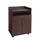 Executive Mobile Presentation Stand, 29.5w x 20.5d x 40.75h, Mahogany - Safco