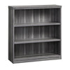 3 Shelf Bookcase (1 fixed shelf), Gray Steel - Mayline