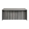 72'' Bow Front Desk, Gray Steel - Mayline