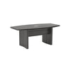6' Conference Table, Boat Surface, Gray Steel - Mayline