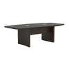 8' Conference Table, Boat Surface, Mocha - Mayline