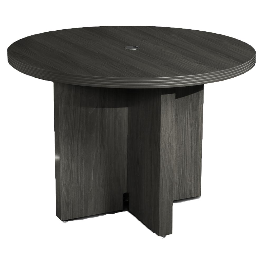 42'' Round Conference Table, Gray Steel - Mayline