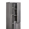 Personal Storage Tower, Gray Steel - Mayline