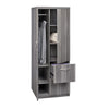 Personal Storage Tower, Gray Steel - Mayline