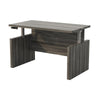 Aberdeen® Height-Adjustable Desk, Straight Front Top & Base, 72'' W - GraySteel - Mayline