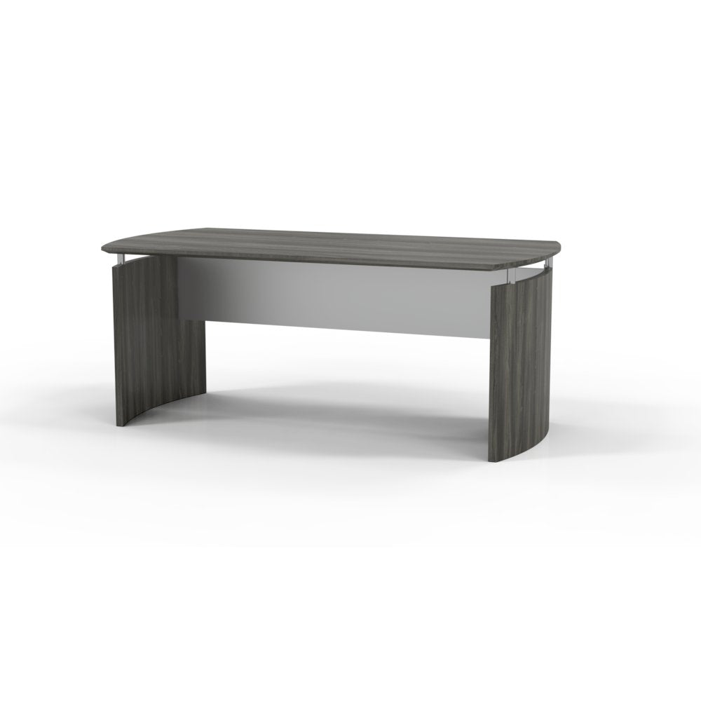 72''W Desk, Gray Steel - Mayline