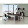 Medina™ Curved Desk Extension, Right - Mocha - Mayline