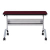 18 x 48'' Rectangular Training Table, LPL, RegalMahogany - Safco Products