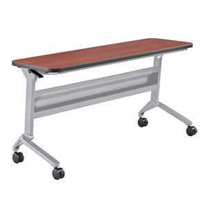 18 x 60'' Rectangular Training Table, LPL, BiltmoreCherry - Safco Products
