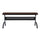 18 x 72'' Rectangular Training Table, LPL, Mocha - Safco Products