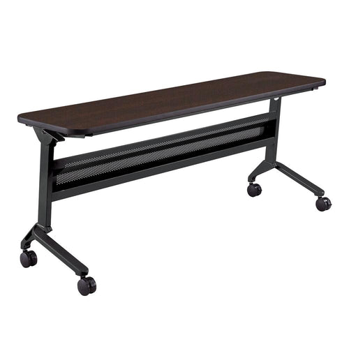 18 x 72'' Rectangular Training Table, LPL, Mocha - Safco Products