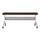 18 x 72'' Rectangular Training Table, LPL, Mocha - Safco Products