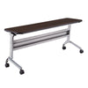 18 x 72'' Rectangular Training Table, LPL, Mocha - Safco Products