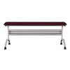 18 x 72'' Rectangular Training Table, LPL, RegalMahogany - Safco Products
