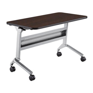 24 x 48'' Rectangular Training Table, LPL, Mocha - Safco Products