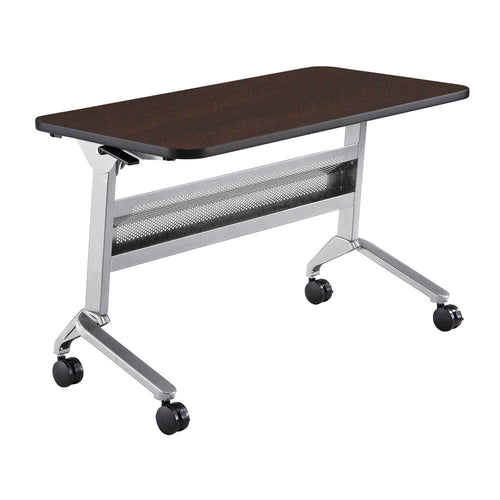 24 x 48'' Rectangular Training Table, LPL, Mocha - Safco Products