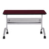 24 x 48'' Rectangular Training Table, LPL, RegalMahogany - Safco Products
