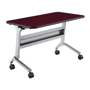 24 x 48'' Rectangular Training Table, LPL, RegalMahogany - Safco Products