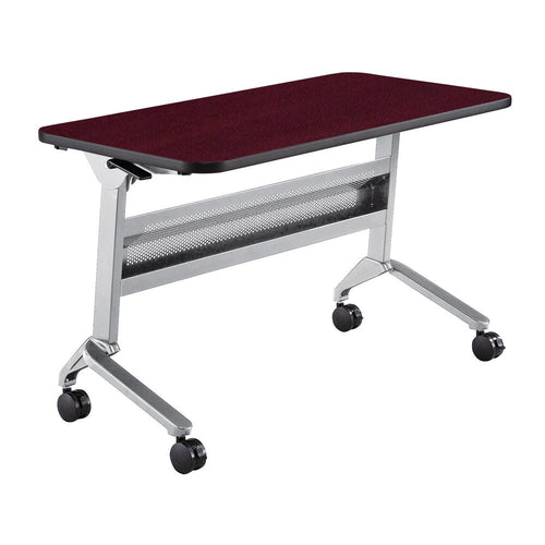 24 x 48'' Rectangular Training Table, LPL, RegalMahogany - Safco Products