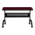 24 x 48'' Rectangular Training Table, LPL, RegalMahogany - Safco Products