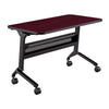 24 x 48'' Rectangular Training Table, LPL, RegalMahogany - Safco Products