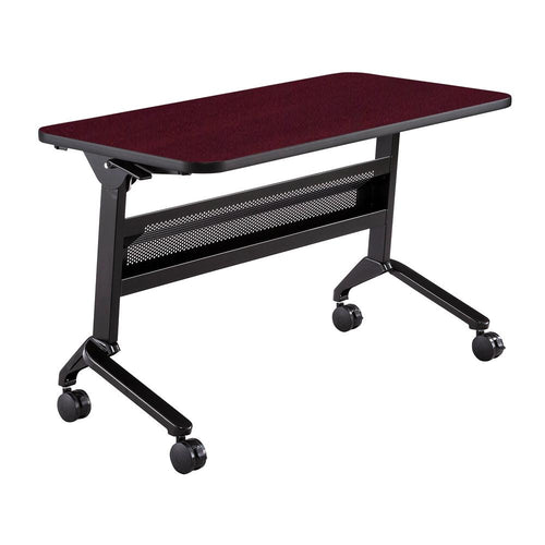 24 x 48'' Rectangular Training Table, LPL, RegalMahogany - Safco Products