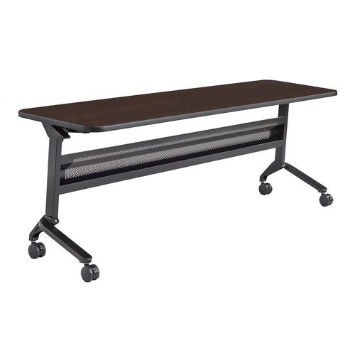 24 x 72'' Rectangular Training Table, LPL, Mocha - Safco Products