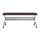 24 x 72'' Rectangular Training Table, LPL, Mocha - Safco Products